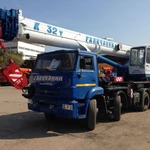 Аренда автокрана 32 тонны Галичанин КС-55729-1В шасси КамАЗ-6540(8х4)
