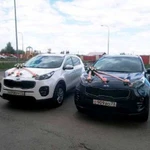 Авто на свадьбу KIA sportage (свадебный кортеж)