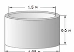 фото Кольцо железобетонное КС 15.6 (пропаренное)