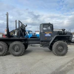 фото Лесовоз Урал капитальный ремонт с платформой