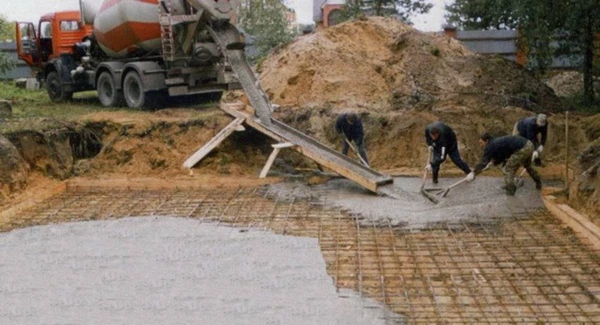 Фото Заливка фундамента, дешево.