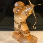 Фото №2 Сувенирное изделие "Стрелец" из натурального камня Селенит