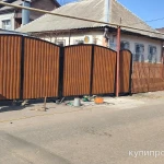 Фото №6 Кованные ворота из профнастила