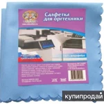 фото Изготовление салфеток из микрофибры для оргтехники