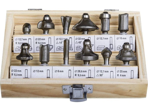 Набор Фрезы по дереву 12шт STAYER 2992-H12