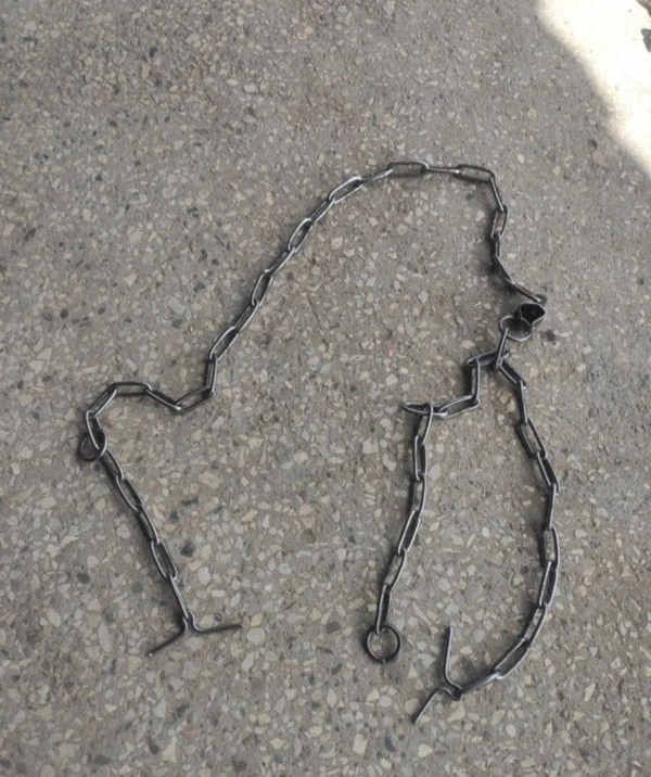 Цепи для привязи скота крс в стойле. Цепь для КРС