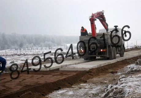 Фото Профессионально укладываем дорожные и аэродромные плиты!