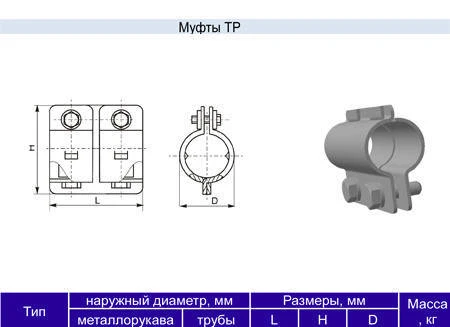 Фото Муфта трубная ТР-2 у3