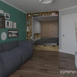 -к квартира, 48 м2, 4/5 эт.