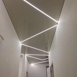 Фото №3 Натяжные потолки. Световые линии. Окна Veka