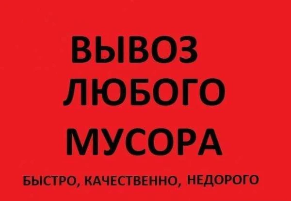 Фото Вывоз мусора