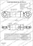 фото Гидроцилиндр стрелы ЭО-5126, ЦГ-160.100×1250.11