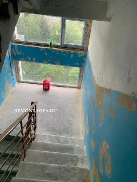 Фото Ремонт подъездов в многоквартирных дома МКД в Ставрополе