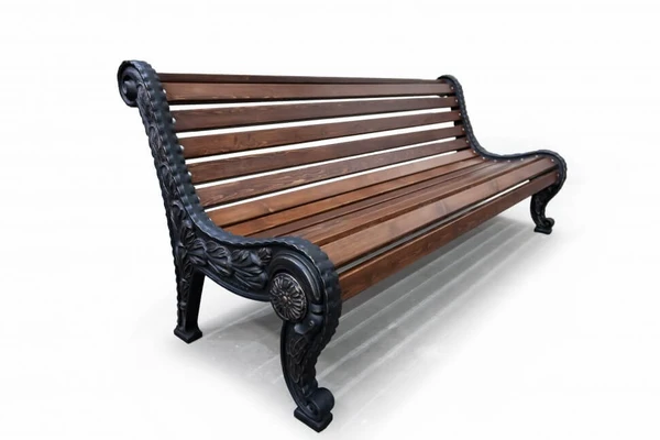 Фото Скамейка чугунная «ГОРОД» (1,2м (109 кг.))