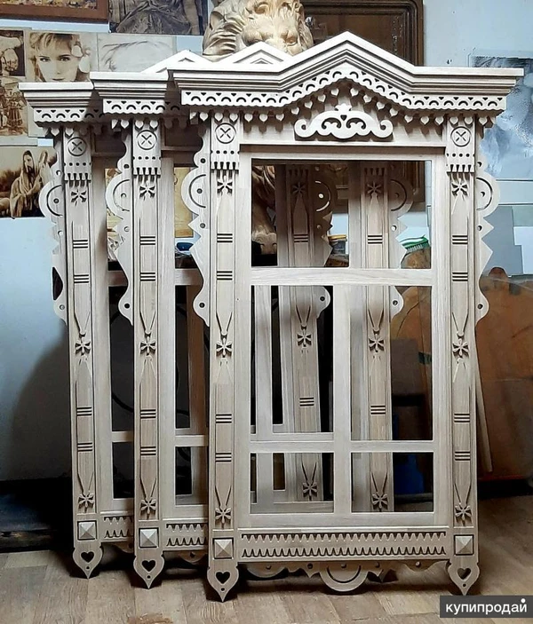 Фото Погонаж резной (резной наличник)