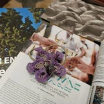 Фото №10 Резинка для волос "Цветок" Billioncrochet ручная работа