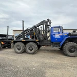 Фото №4 Лесовоз Урал с манипулятором и прицепом роспуском