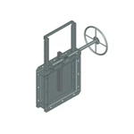 Фото №2 Задвижка реечная (ручная)