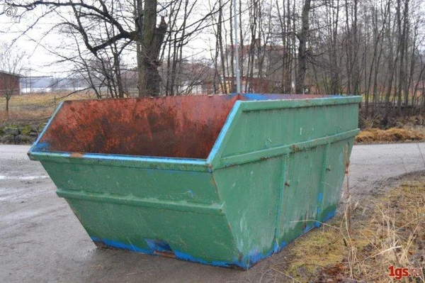 Фото Бункер(лодочка) ВЫВОЗ СТРОИТЕЛЬНОГО МУСОРА.