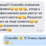 Фото №2 Перманентный макияж бровей в технике "напыление"