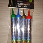 Фото №2 Разноцветные фонтаны для торта