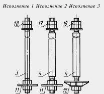 Фото Болт фундаментный 2.2 М72х1580 09Г2С ГОСТ 24379.1-2012