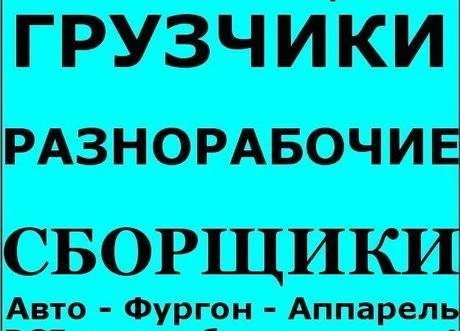 Фото Грузчики.Сборщики.Разнорабочие.Грузоперевозки.Вывоз мусора.