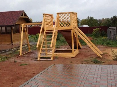 Фото Мощение брусчаткой, укладка тротуарной плитки