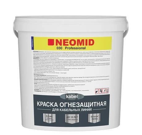 Фото Огнезащитная краска для кабельных линий Неомид "Neomid"