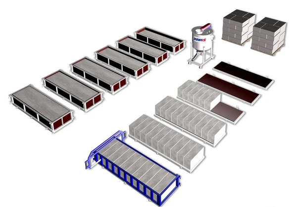 Фото Оборудование для производства газобетонных блоков