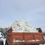 Фото №2 Вывоз снега Омск вывоз самосвалами Камаз