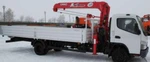 фото Кран-манипулятор UNIC URV374 на шасси Mitsubishi Fuso