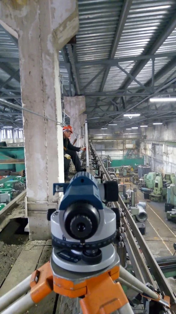 Фото Экспертиза, геодезическая сьемка подкрановых путей