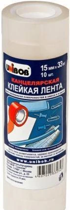 Фото Канцелярская клейкая лента 15ммХ33м Unibob