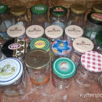 Фото №3 Банки стеклянные с крышками чистые