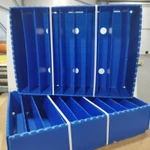 фото Коробки ящики для крабов, морепродуктов гофротара из пластика