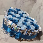 Фото №4 Сладкий букет из конфет