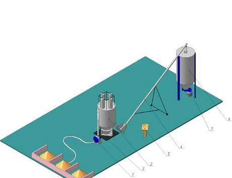 Фото Мини-завод комбикормовый, установка комбикормовая 0,3- 7т/ч