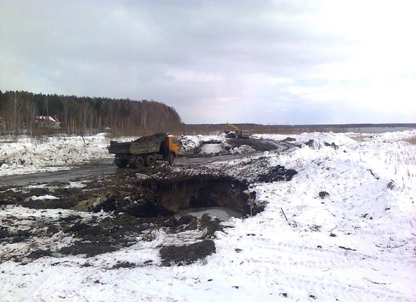 Фото Отсыпка участков под застройку.