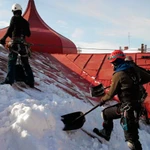 фото Чистка снега с крыш.Уборка, вывоз снега.