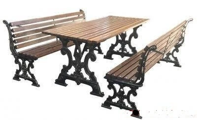 Фото Комплект садовой мебели «АМПИР» (1,8м (скамейки))