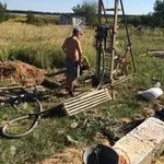 Фото №2 Бурение скважин малогабаритной установкой