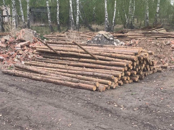 Фото Столбики заборные