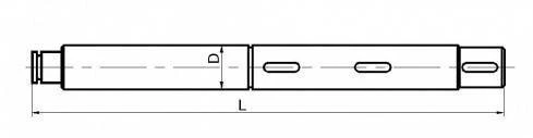 Фото Вал правого вращения ВН-2 к насосу СЦЛ