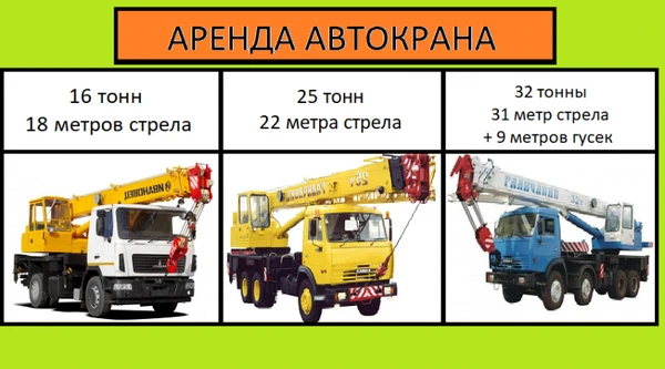 Фото Аренда Автокранов от 16 до 50 тонн г. Бронницы