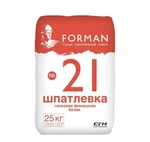 Фото №2 Шпатлевка гипсовая Forman 21 Белая для финишной отделки