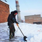 Фото №2 Расчистка крыш, кровли от снега и наледи