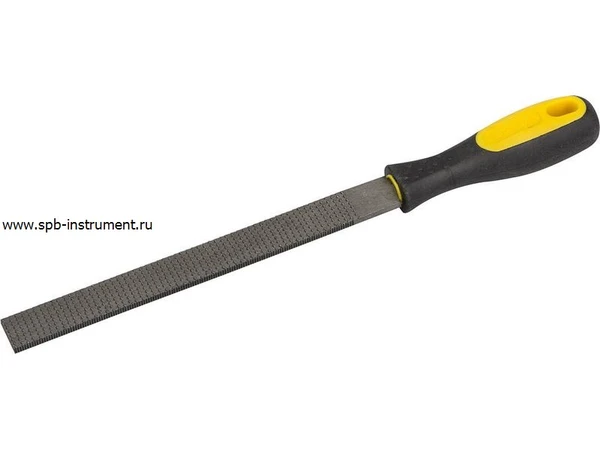 Рашпиль плоский Двухкомпонентная рукоятка, № 2, 200мм STAYER 16631-20-2