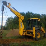 Ямобур на базе jcb