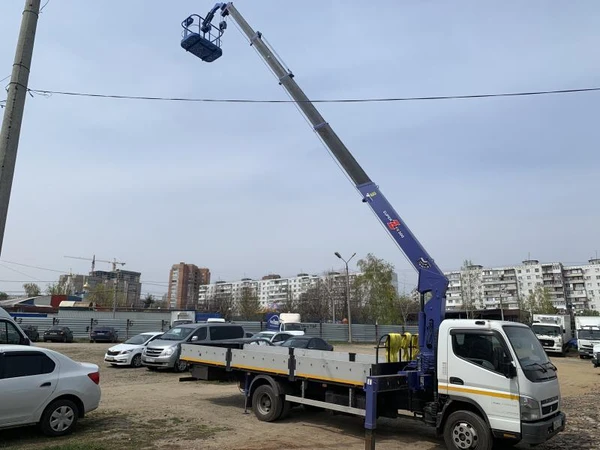 Фото Манипулятор. Аренда крана-манипулятора. Автовышка